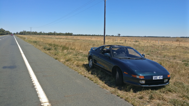 Typical Australian countryside. Just out of Echuca